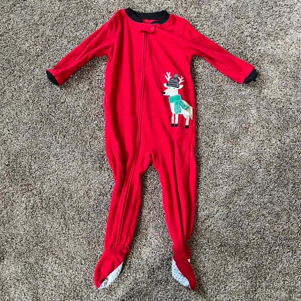 Carter's + 9-Piece Christmas/Holiday Pajama and Clothing Bundle, Size 18 Months